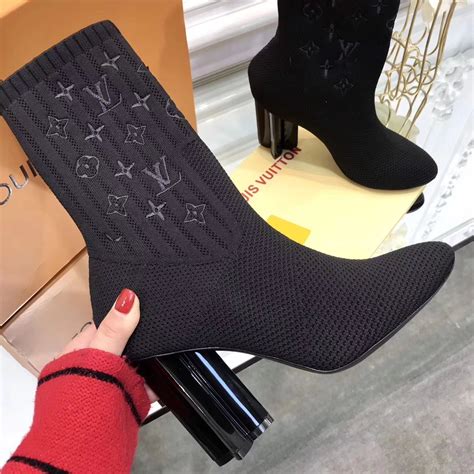 red bottom louis vuitton boots|louis vuitton sock ankle boots.